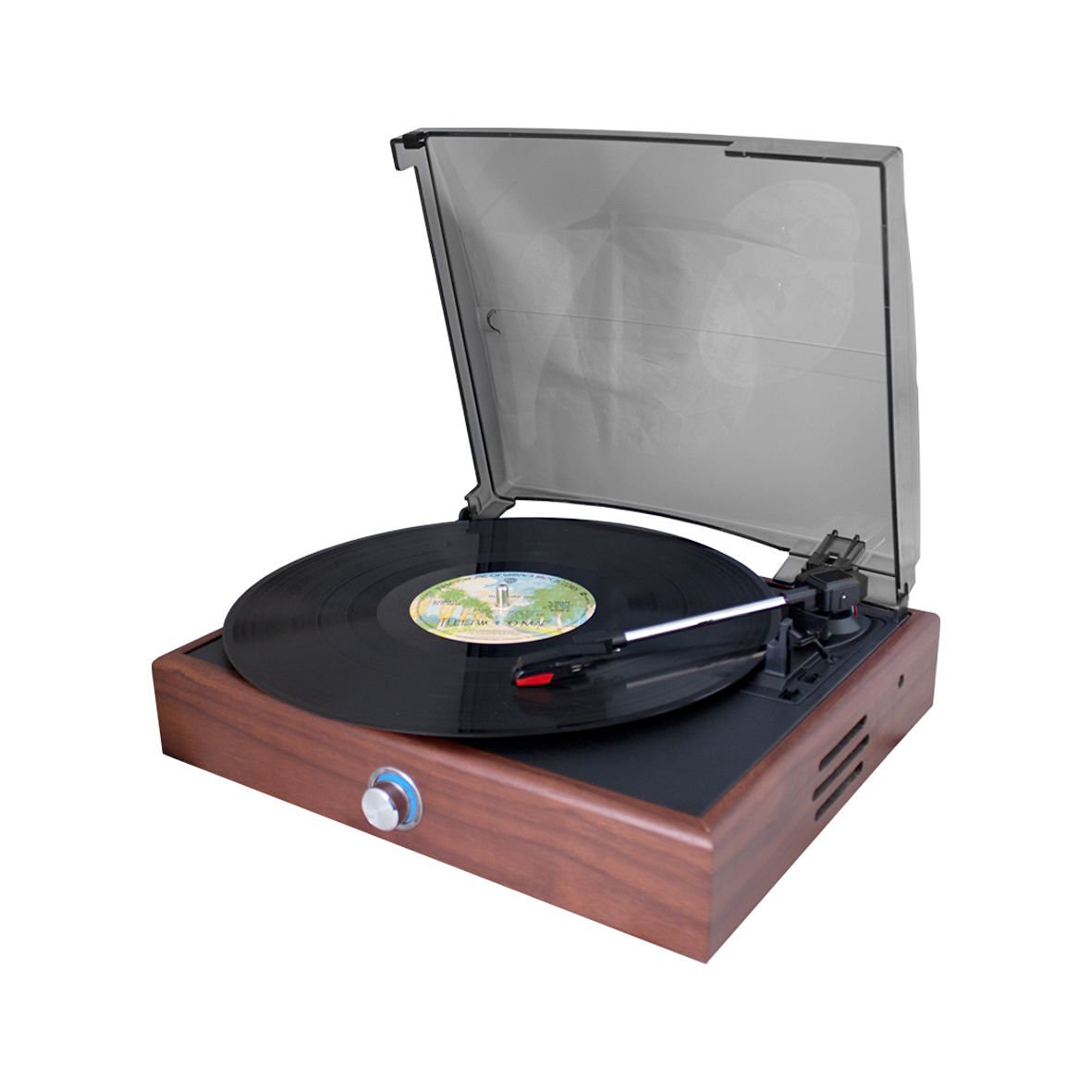 bush turntable with speakers
